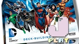 jPlay spielt DC Superhelden Deckbuilding Spiel