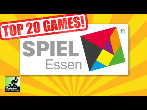 Top 20 Essen Spiel Games Preview (guess what #1 is!)