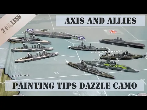 Axis and Allies Painting Tips Dazzle Camo