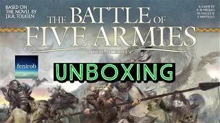 The Battle Of Five Armies Board Game | Unboxing (No Talking)