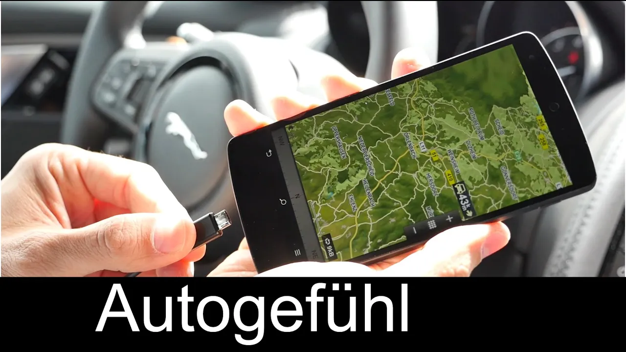 Jaguar Land Rover InControl Apps new smartphone connectivity software by Bosch demonstration