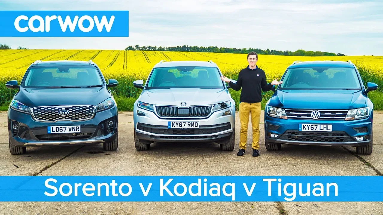 VW Tiguan-Allspace vs Skoda Kodiaq vs Kia Sorento - Which is the best 7-seater SUV?