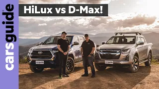 2021 4WD UTE COMPARISON! Isuzu D-Max LS-U vs Toyota HiLux SR5+