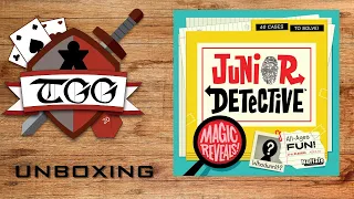 Junior Detective Board Game Unboxing