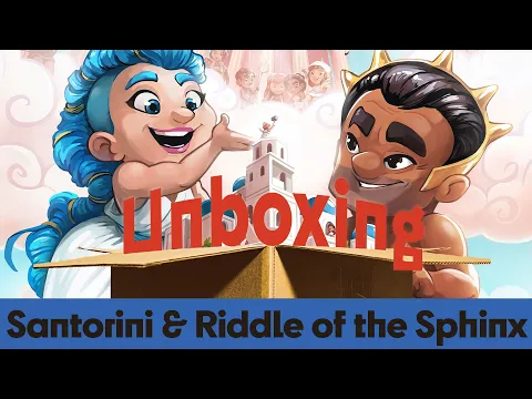 Unboxing - Santorini Pantheon Edition & Riddle of the Sphinx