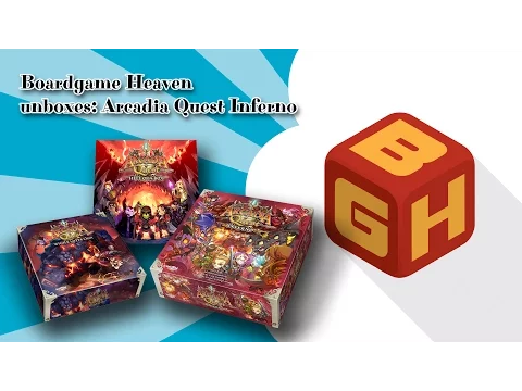 Boardgame Heaven Unboxing 21: Arcadia Quest Inferno
