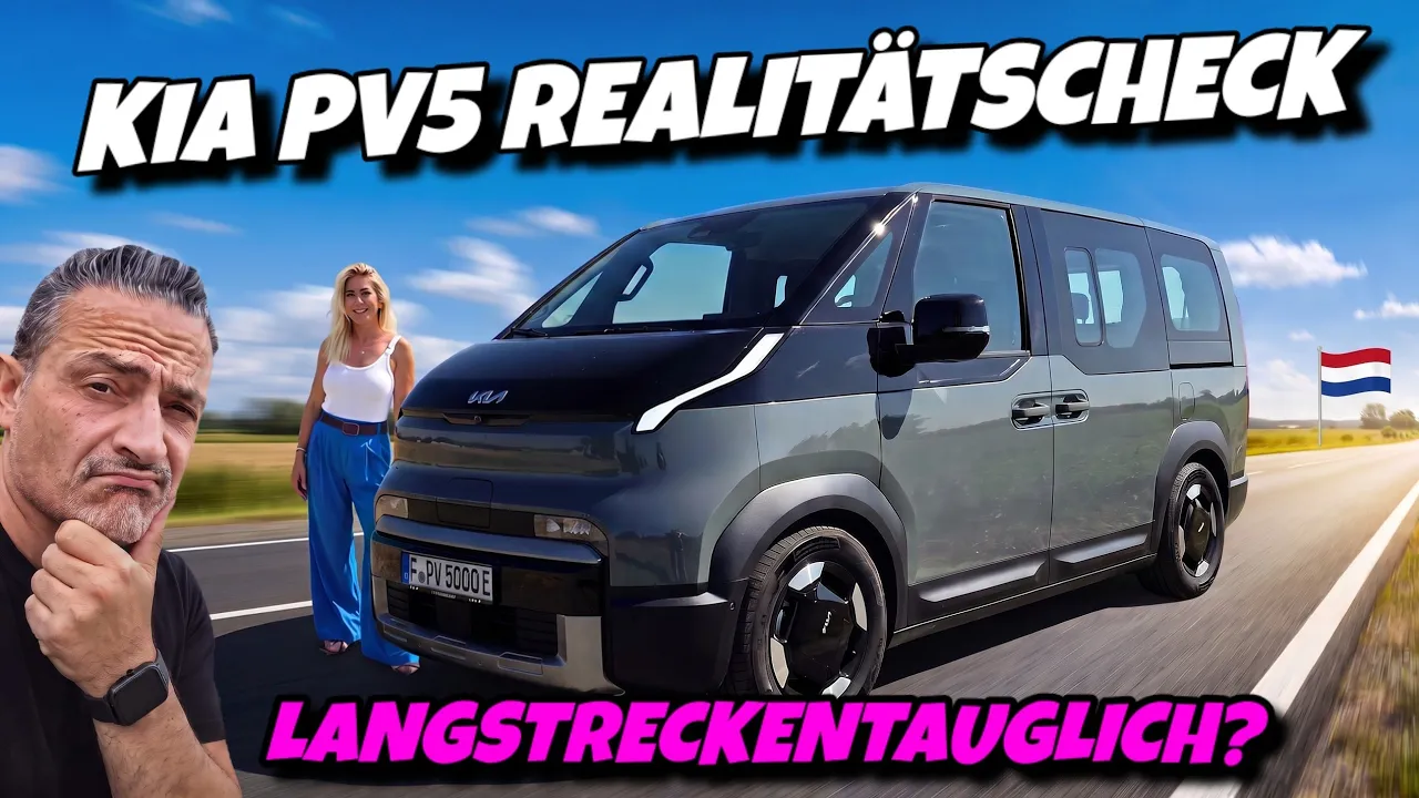 400 km Autobahn? Kia PV5 Echte Reichweite & Ladetest.