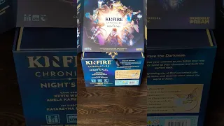 Kinfire Chronicles: Night's Fall unboxing - spoiler free #boardgames #unboxing #kickstarter