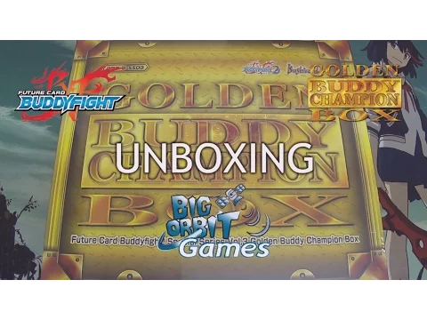 Future Card Buddyfight Golden Buddy Champion Box Unboxing