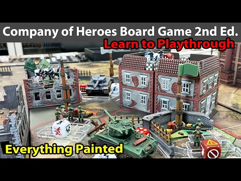 Company of Heroes Board Game 2nd Edition: Learn to Playthrough
