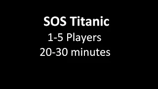 DiceTillDawn review of SOS Titanic