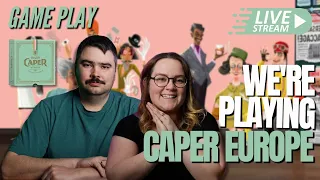 Caper Europe | Board Game Playthrough | LIVE