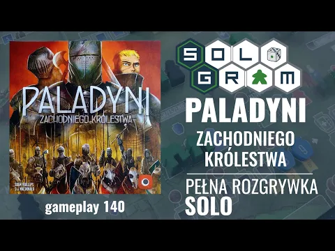Paladyni Zachodniego Królestwa | pełna rozgrywka solo | zasady gry | gameplay 140