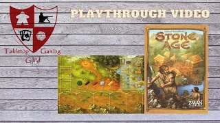 Stone Age Playthrough on Board Game Arena