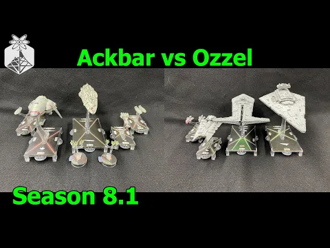 Star Wars Armada "Worlds at Last" Ackbar vs Ozzel - ION Radio Battle Report