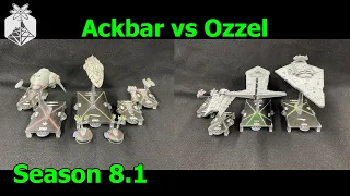 Star Wars Armada "Worlds at Last" Ackbar vs Ozzel - ION Radio Battle Report
