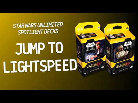 Star Wars Unlimited Jump To Lightspeed Spotlight Decks | Inside with João Ricardo Ep871
