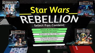 Star Wars: Rebellion with Fan Expansions 11-12-25
