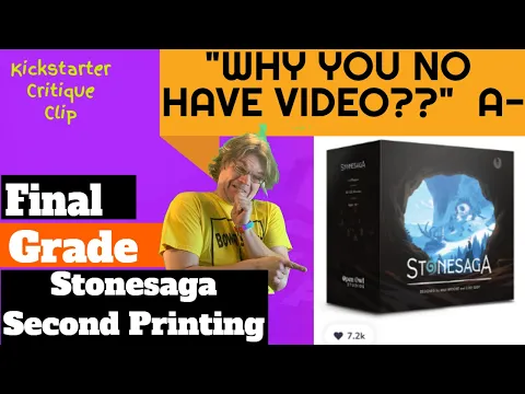 Stonesaga Second Printing - Final Grade - Kickstarter Critique Clip
