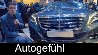 Mercedes-Maybach S500 review CES Fit & Healthy concept Sound Massage - Autogefühl