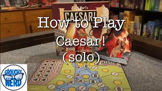 How to play Caesar! Seize Rome in 20 Minutes solo (with modules)