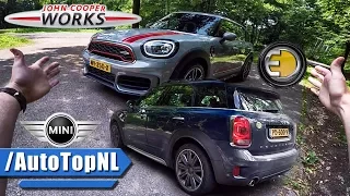 Mini Countryman 2017 JCW 231HP & 224HP Cooper S Hybrid REVIEW POV Test Drive by AutoTopNL