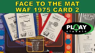 2 American Wrestling Federation 1975 - Face To The Mat Gameplay Tabletop Wrestling Game