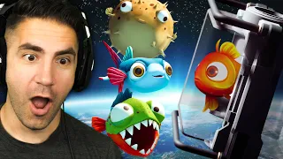 FISH ASTRONAUTS RESCUE MISSION IN SPACE - I Am Fish Part 20 - BONUS | Pungence