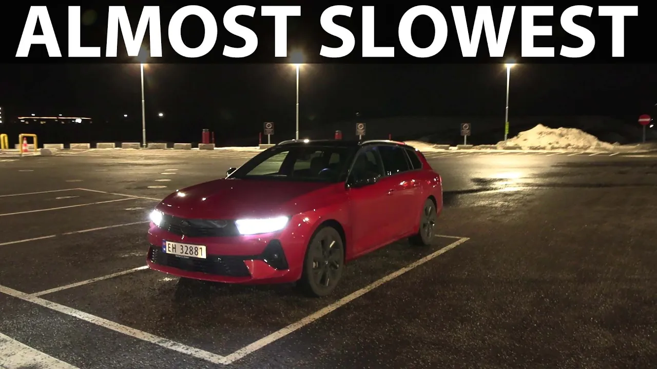 Opel Astra e-Tourer acceleration and noise test