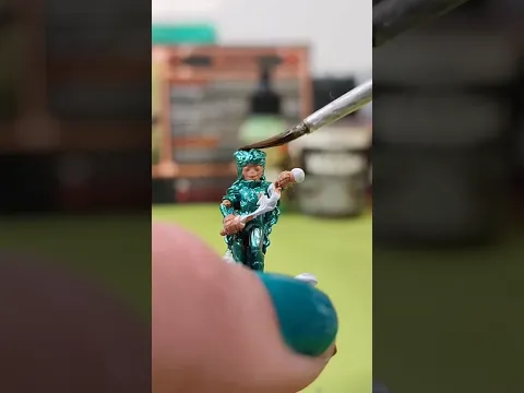 The Quatryl Mirefoot miniature painted and ready for epic adventures in Gloomhaven Crimson Scales!