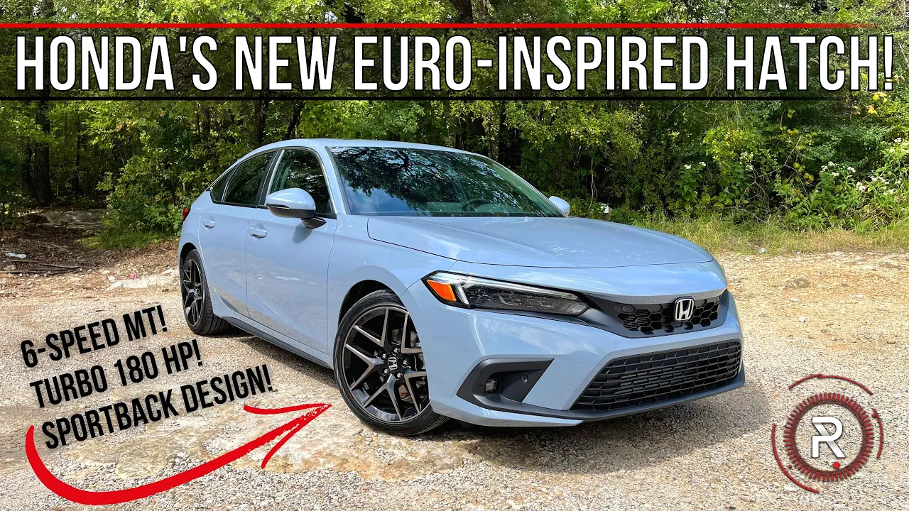 The 2022 Honda Civic Hatchback Is A 5-Door Si With A Euro-Inspired Design