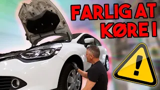ALVORLIG FEJL på Clio'en... husk, at få kigget DIN brugte bil igennem - BILLIG BRUGT BIL.