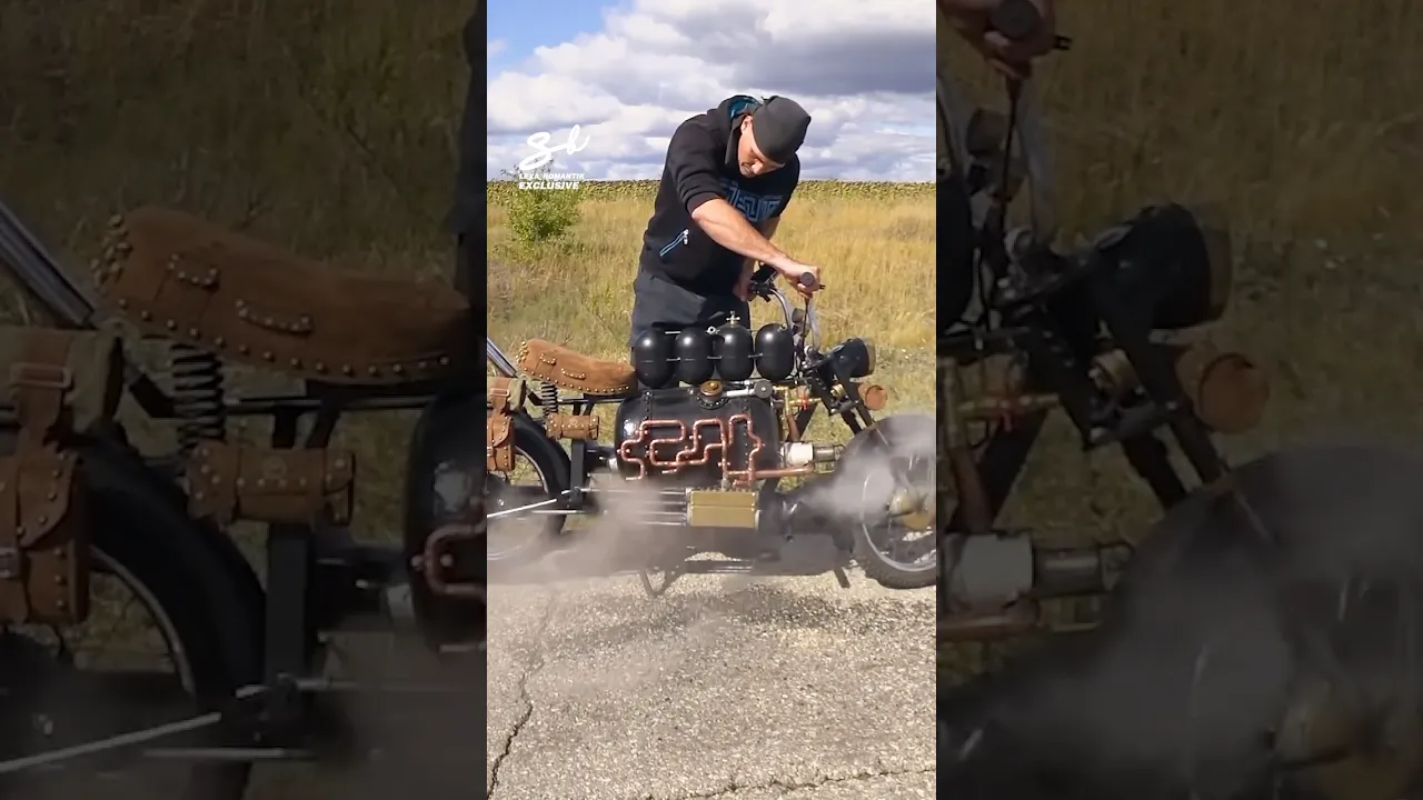 Just letting off some steam... literally 💨 #motorbike #motorcycle #vehicles
