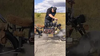 Just letting off some steam... literally 💨 #motorbike #motorcycle #vehicles
