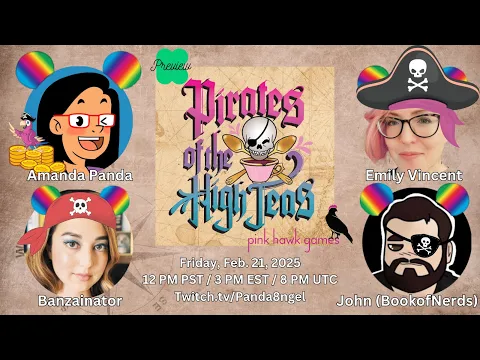 Pirates of the High Teas from Pink Hawk Games (KS Preview) Live Teach & Playthrough on Screentop.gg
