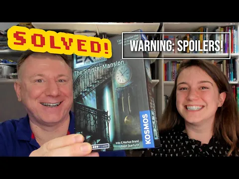 Solved! Exit the Game: The Sinister Mansion - Dr Gareth and Laura