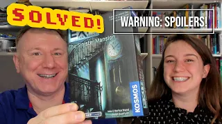 Solved! Exit the Game: The Sinister Mansion - Dr Gareth and Laura