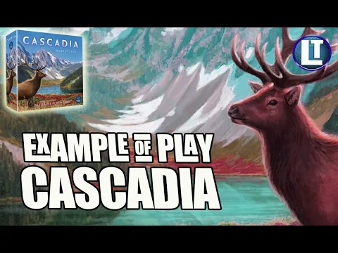 CASCADIA Board Game / FULL GAME Playthrough / Example Of Play on Tabletop Simulator