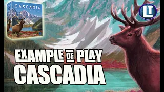 CASCADIA Board Game / FULL GAME Playthrough / Example Of Play on Tabletop Simulator