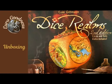 Dice Realms Board Game Unboxing
