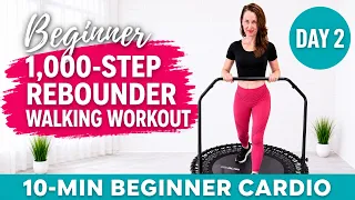 Day 5 preview: Power Walk — 1,000 Steps beginner rebounding workout