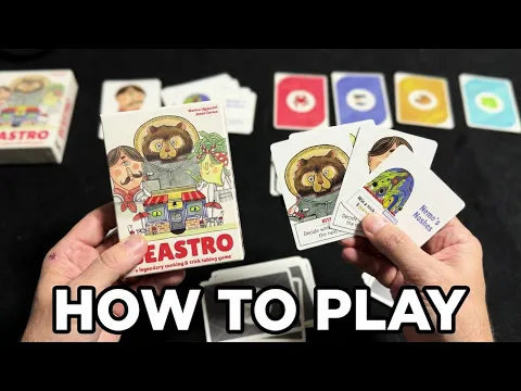Beastro trick-taking game how to play video