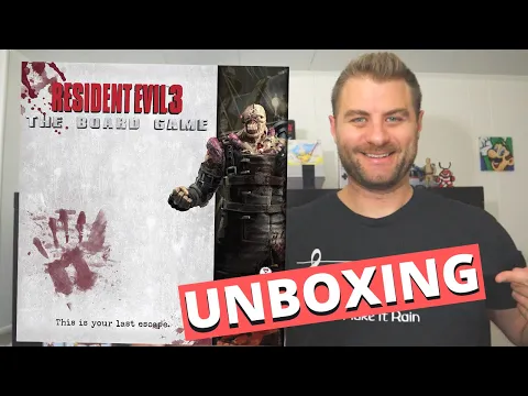 Resident Evil 3 The Board Game Unboxing