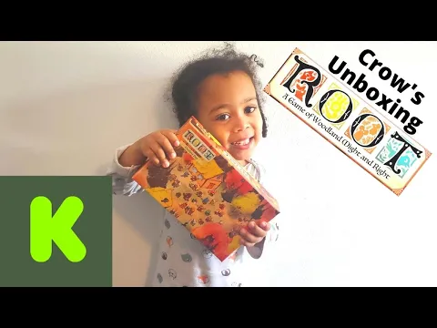 Crow's unboxing Root The Marauder Expansion Kickstarter