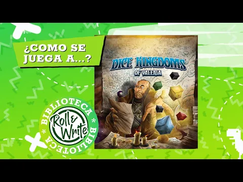 Como se Juega a Dice Kingdom of Valeria en castellano (Juego de Mesa Roll & Write )