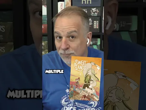 Don't let the theme and art fool you, Sweet Lands is a CHONKY euro.