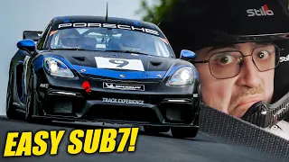 Fast Hands Saved Me!😱 SUB-7 GT4 RS ClubSport // Nürburgring