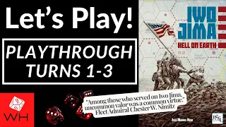 Let's Play! Iwo Jima: Hell on Earth | Wargame | Boardgame | Solo | WW2 | Playthrough
