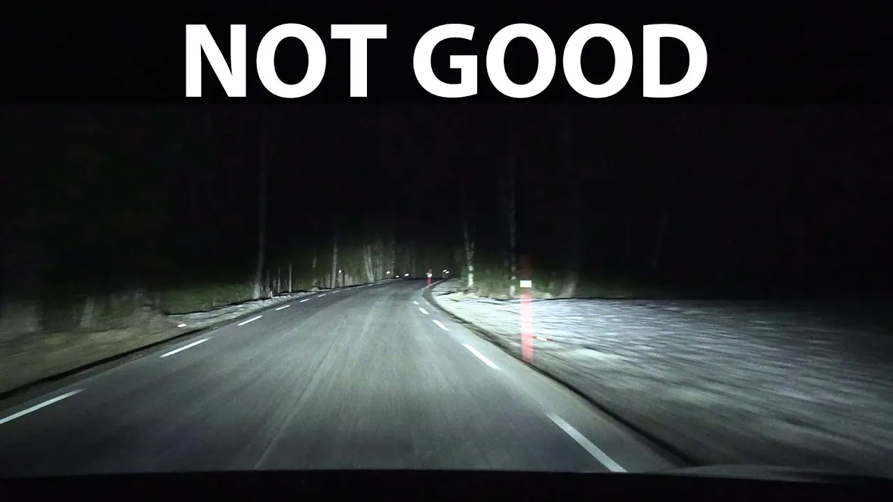 Cupra Born headlights test