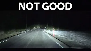 Cupra Born headlights test